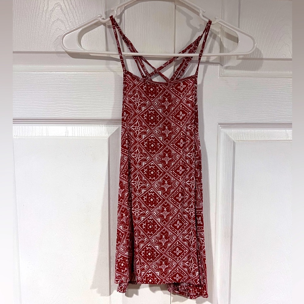 Hollister Small BoHo Tank. Criss Cross back straps.